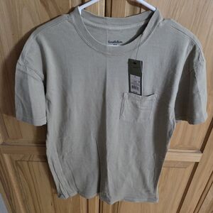 Goodfellow & Co Men's Beige Short Sleeve Tee Size S